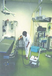Healthcare steam cleaning